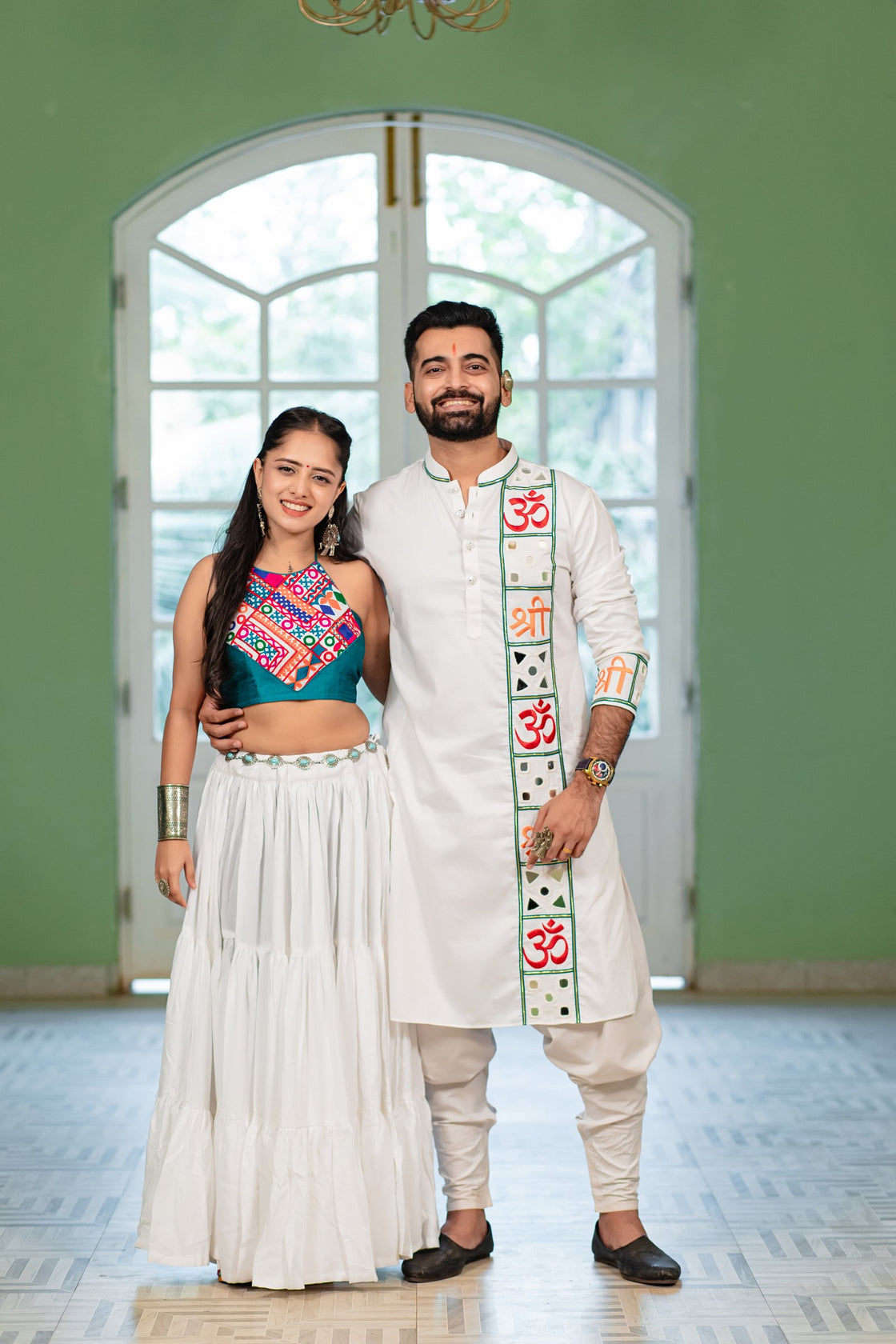 White Couple Set