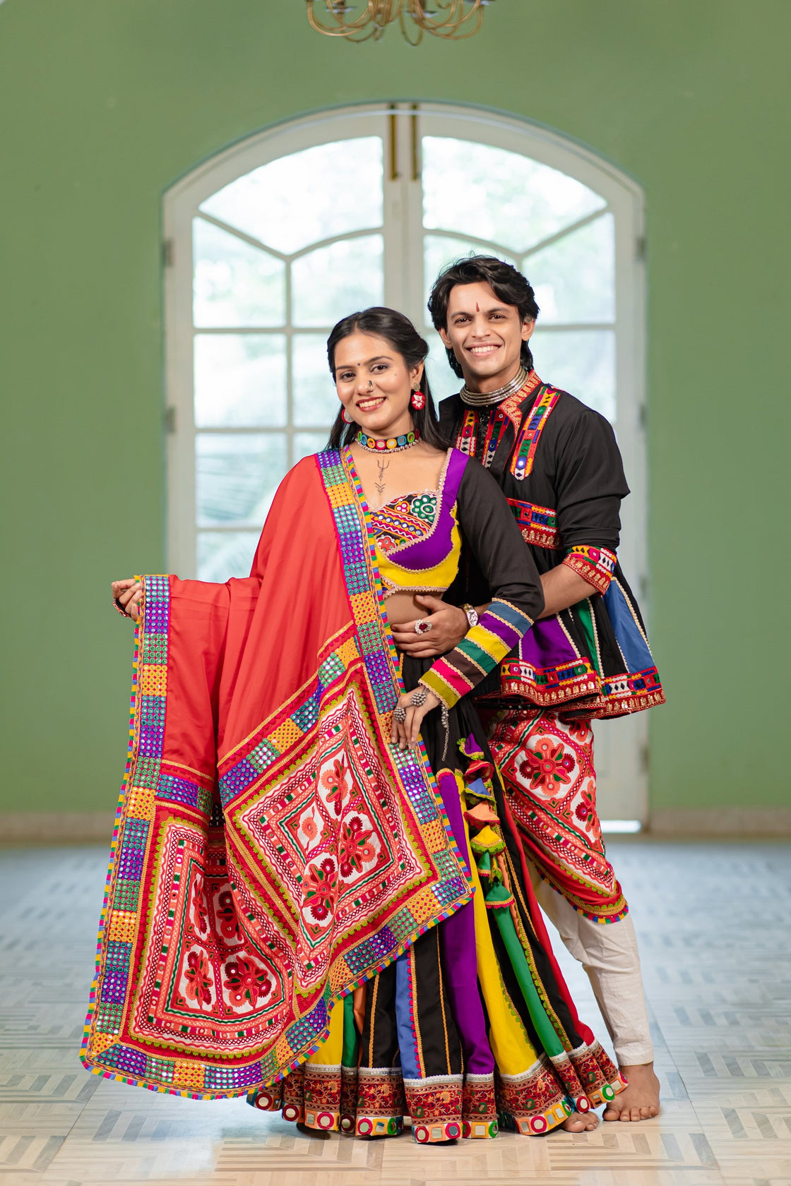 Rang Raas Couple Set