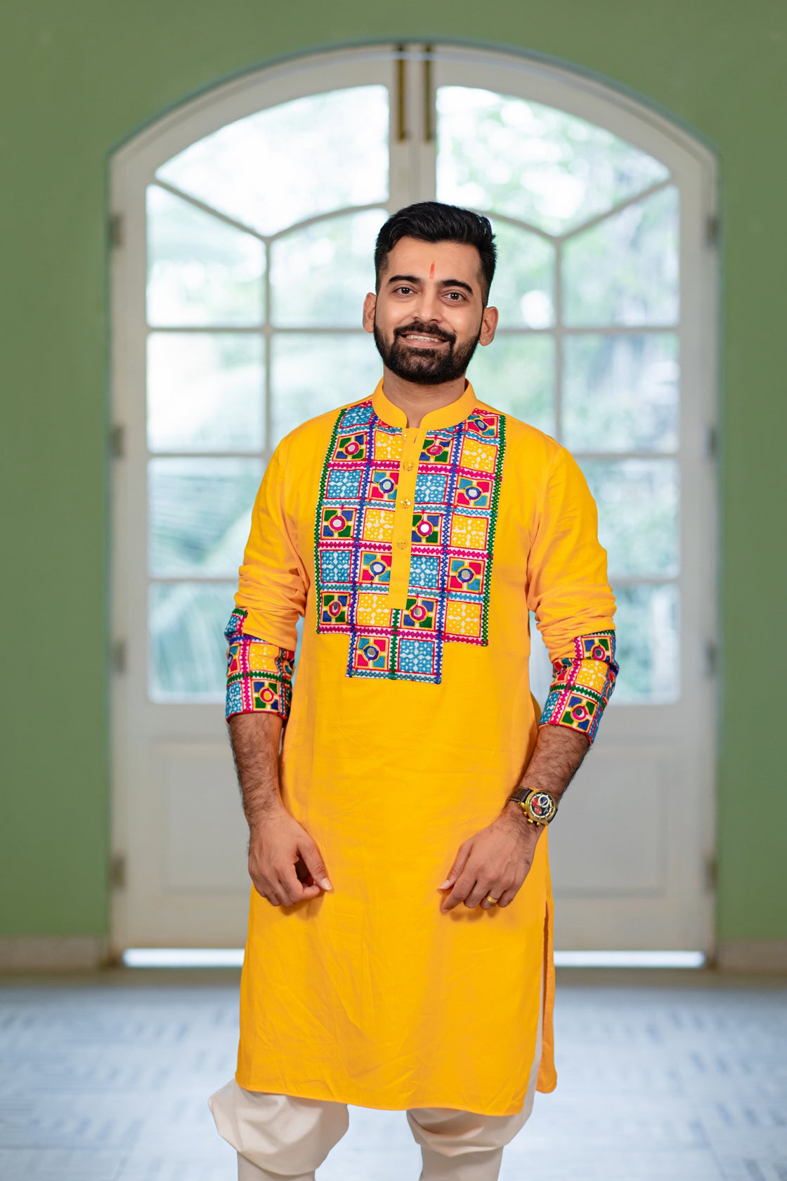 Turmeric tone kurta