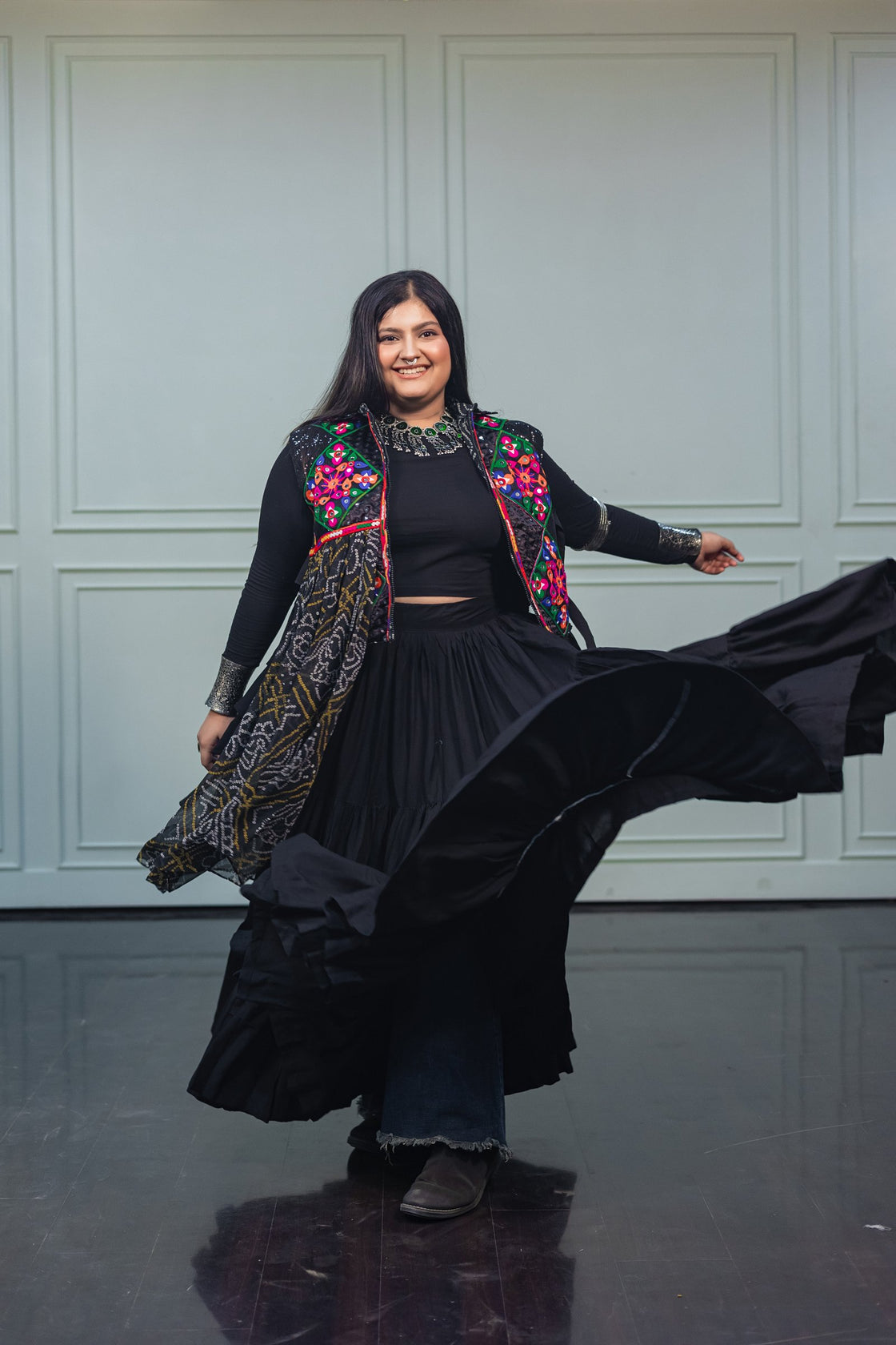 Bandhani Bib Jacket