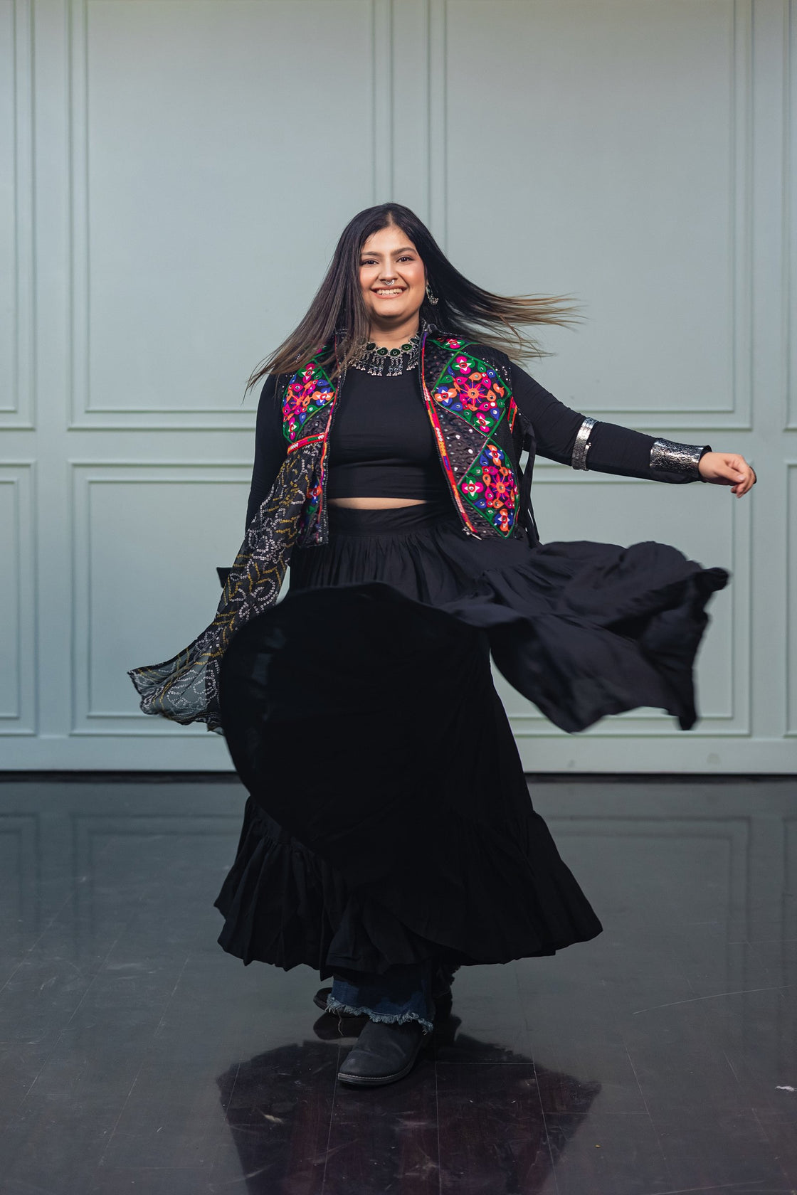 Bandhani Bib Jacket