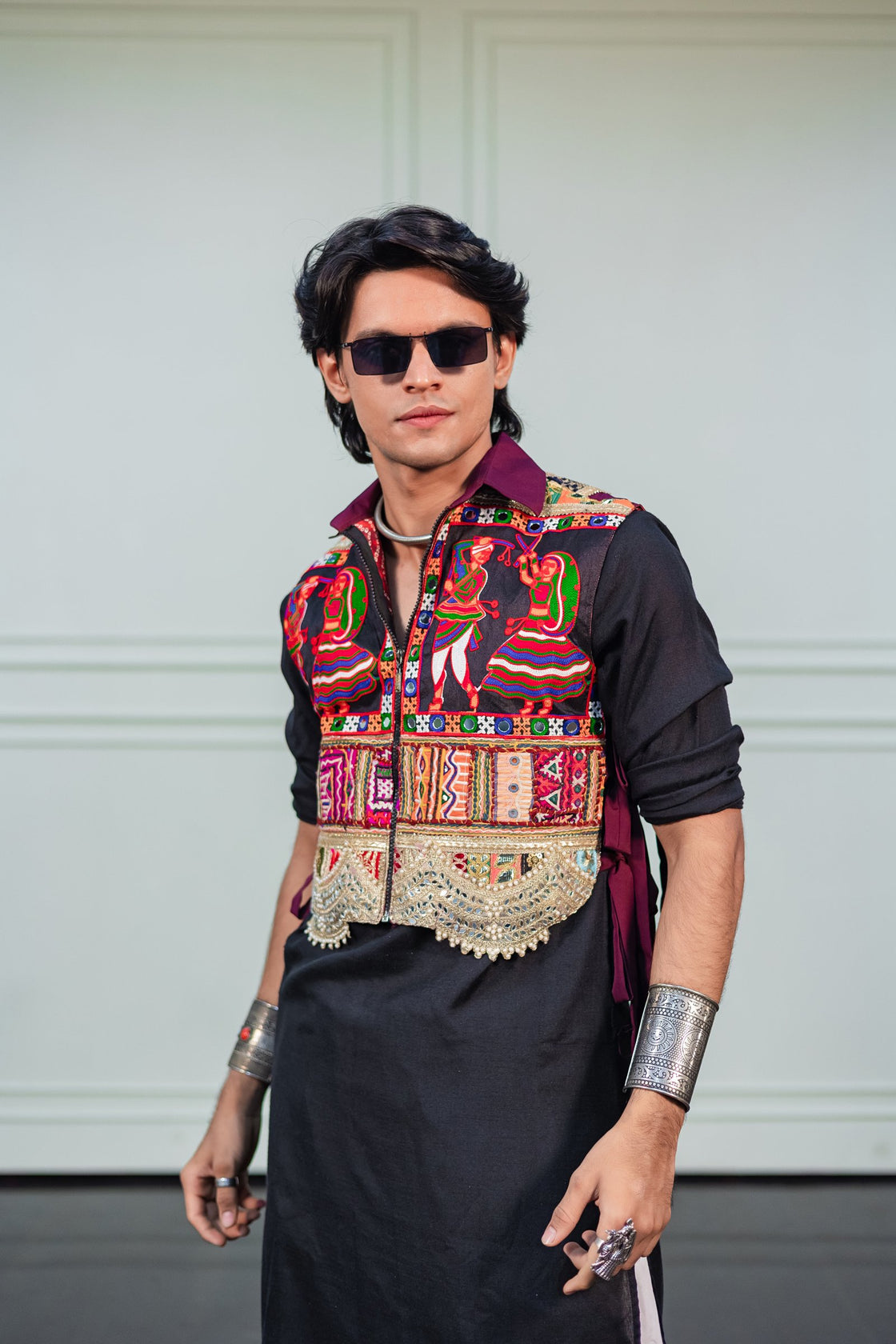 Maroon Bib Jacket