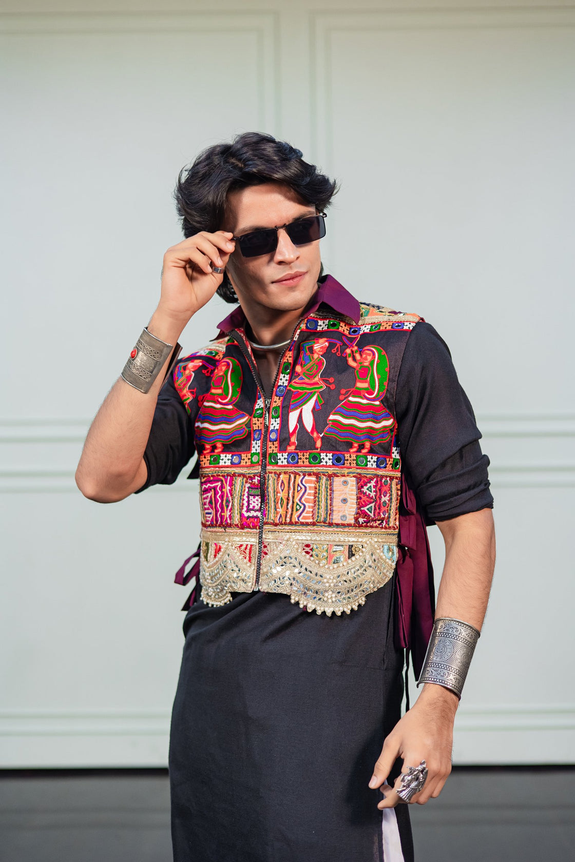 Maroon Bib Jacket