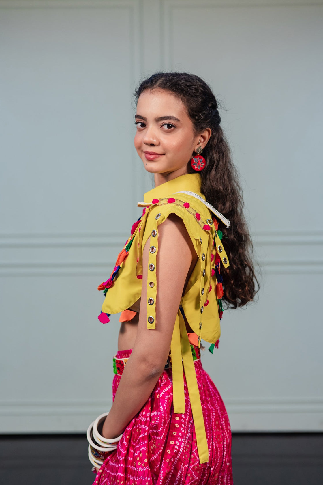 Vibrant Yellow Bib Jacket