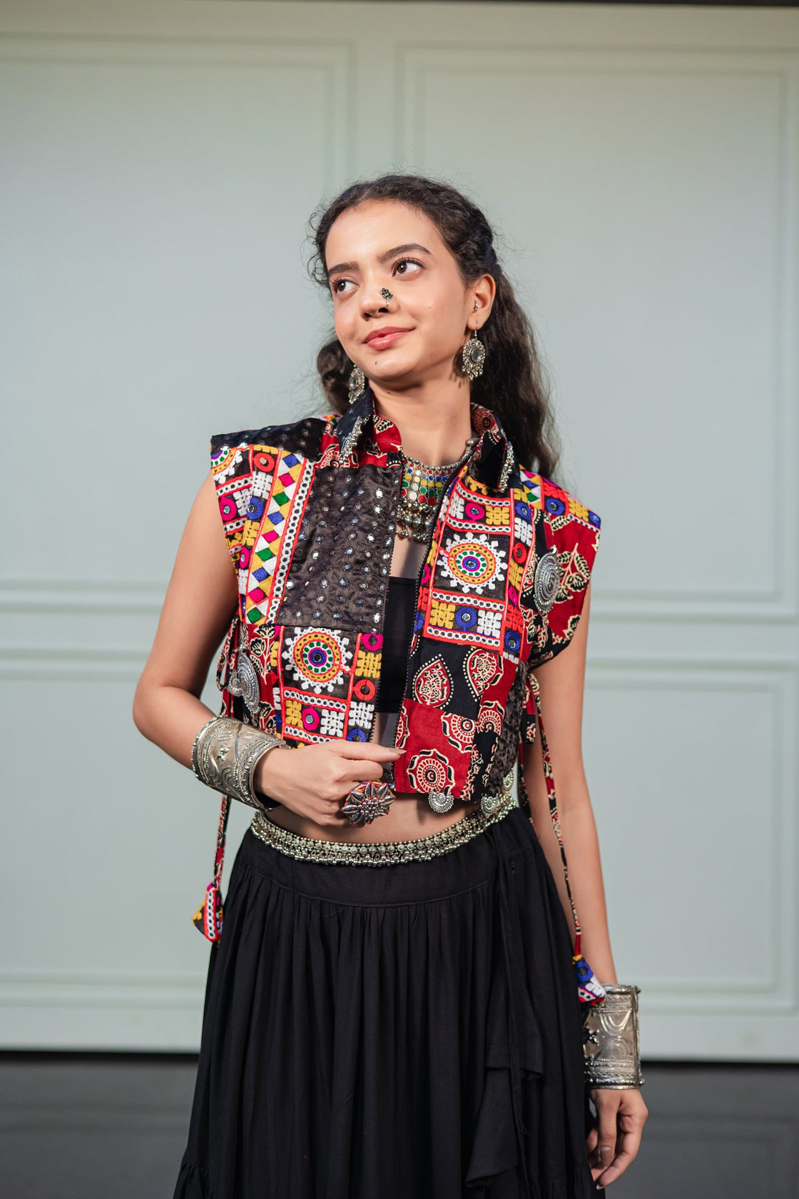 Kutchi Vibe Bibs Jacket – Multi-Magic Edition