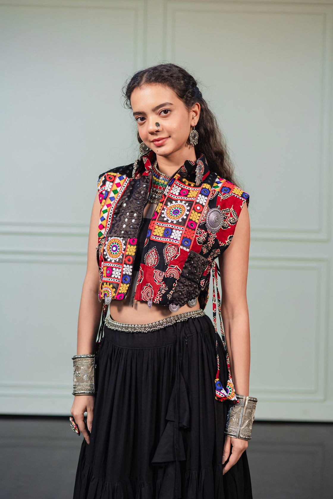 Kutchi Vibe Bibs Jacket – Multi-Magic Edition