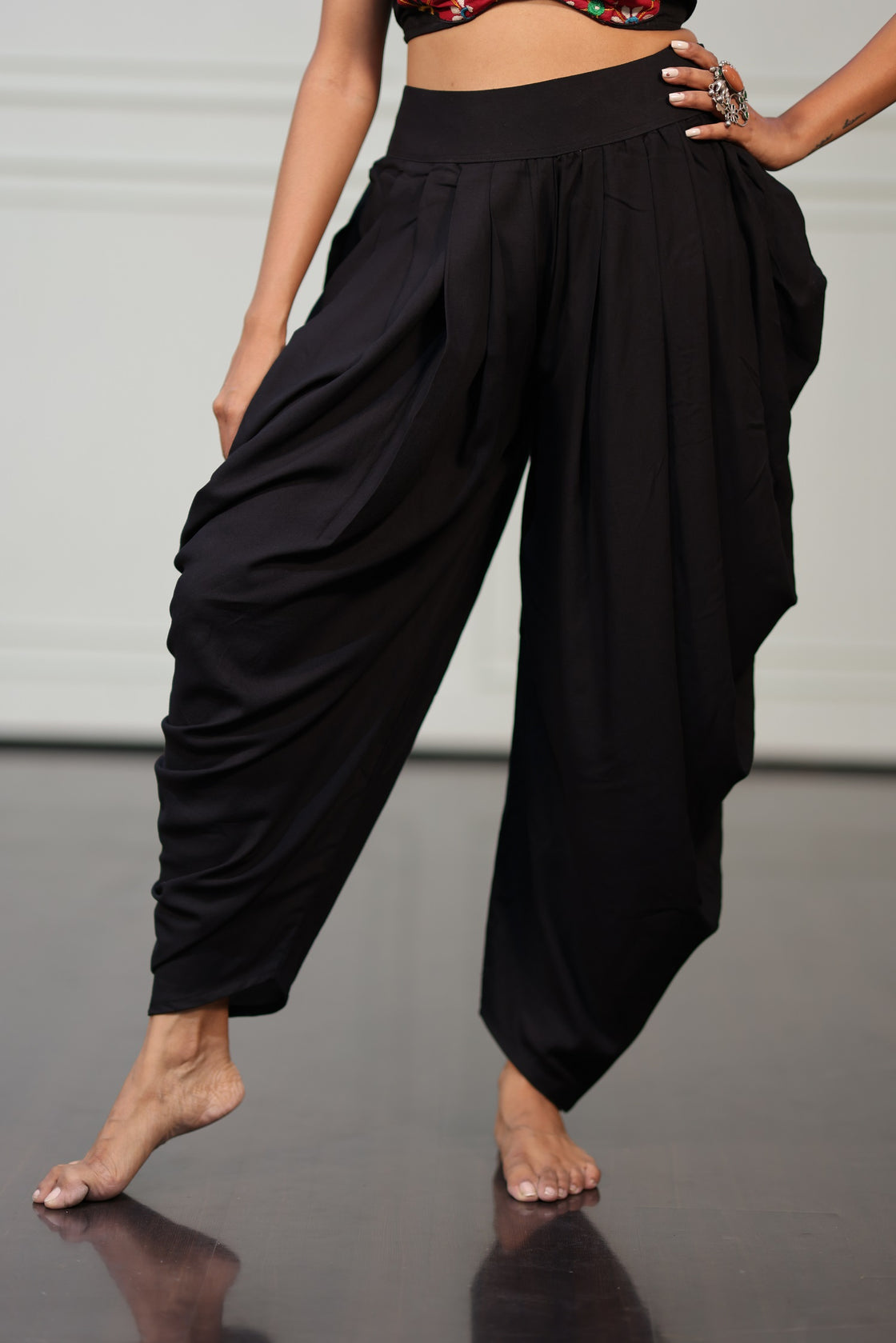 Black Fusion Dhoti