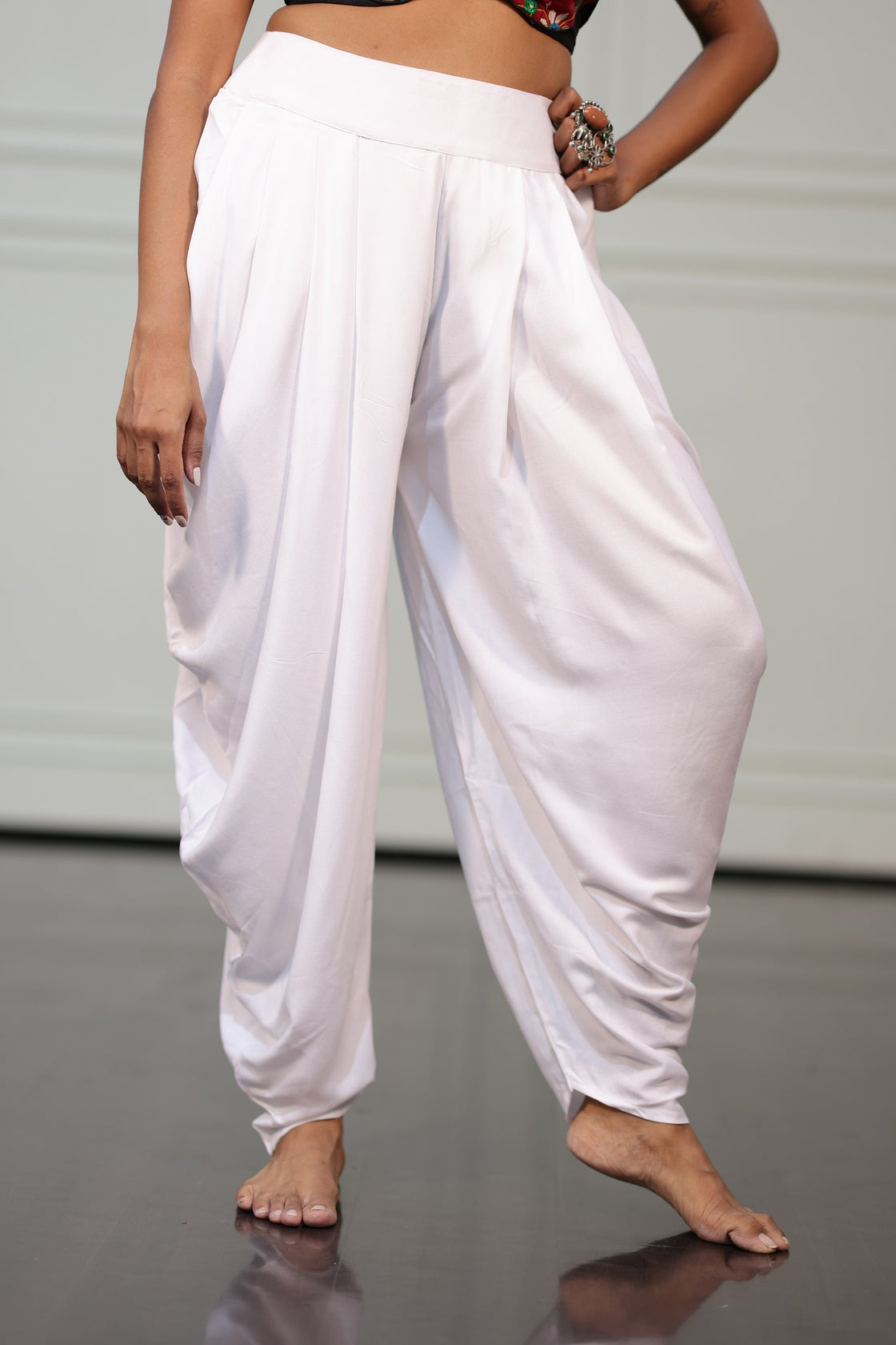 White Fusion Dhoti